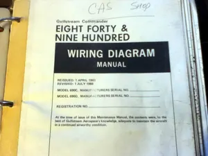 Gulfstream Commander Eight Forty 690C and Nine Hundred 690D Wiring Manual